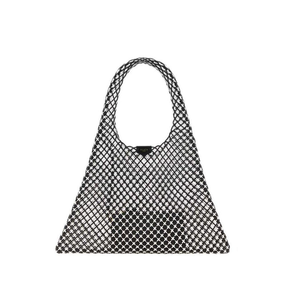 Alaia Women Two-Tone Mesh One Piece Shopping Bag
